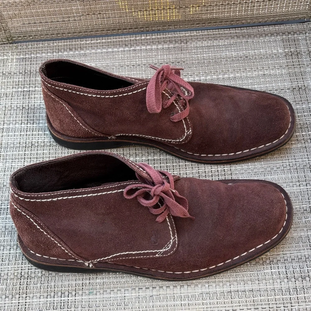 John Varvatos Dark Brown Chukka Boots